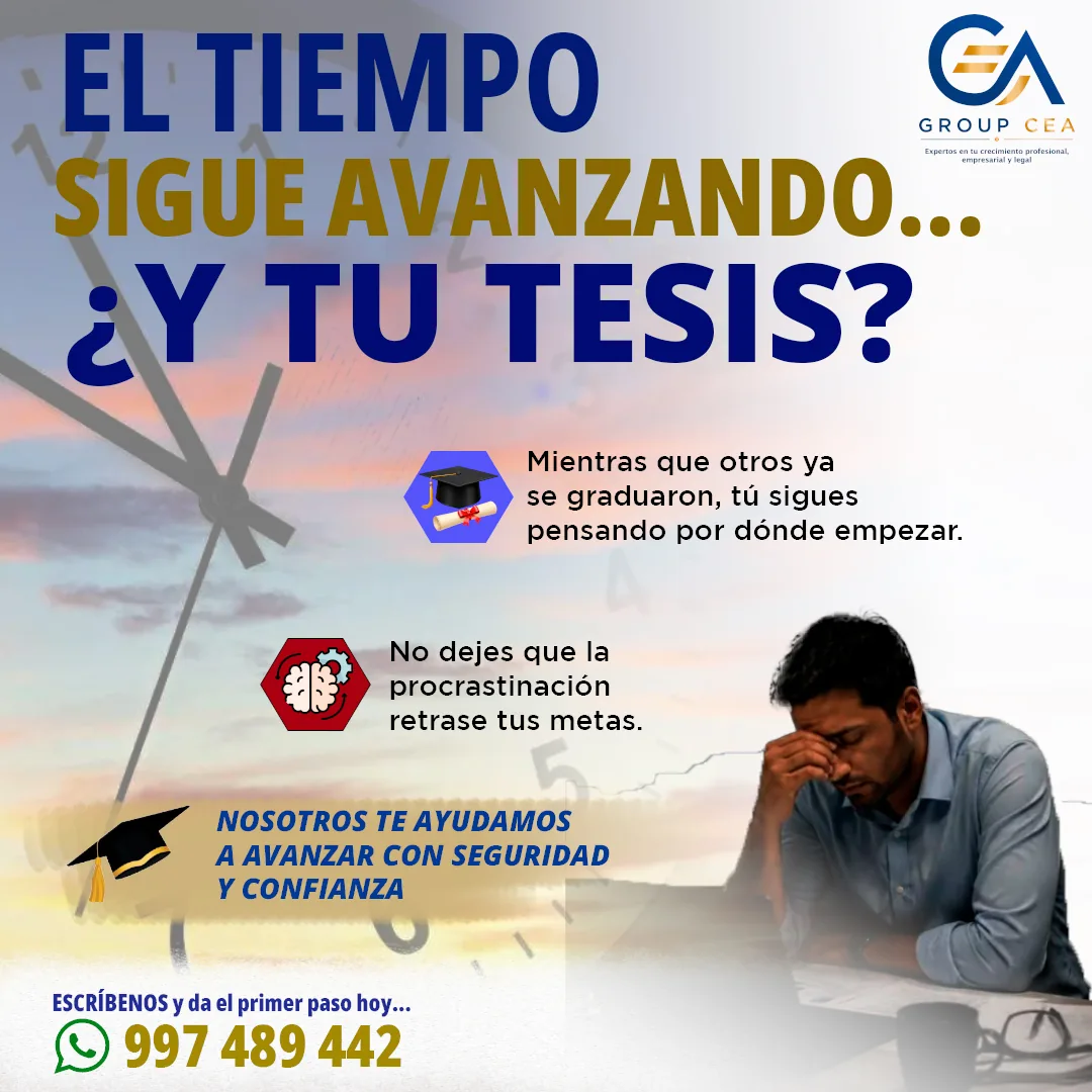 Acelera tu tesis universitaria - GROUP CEA